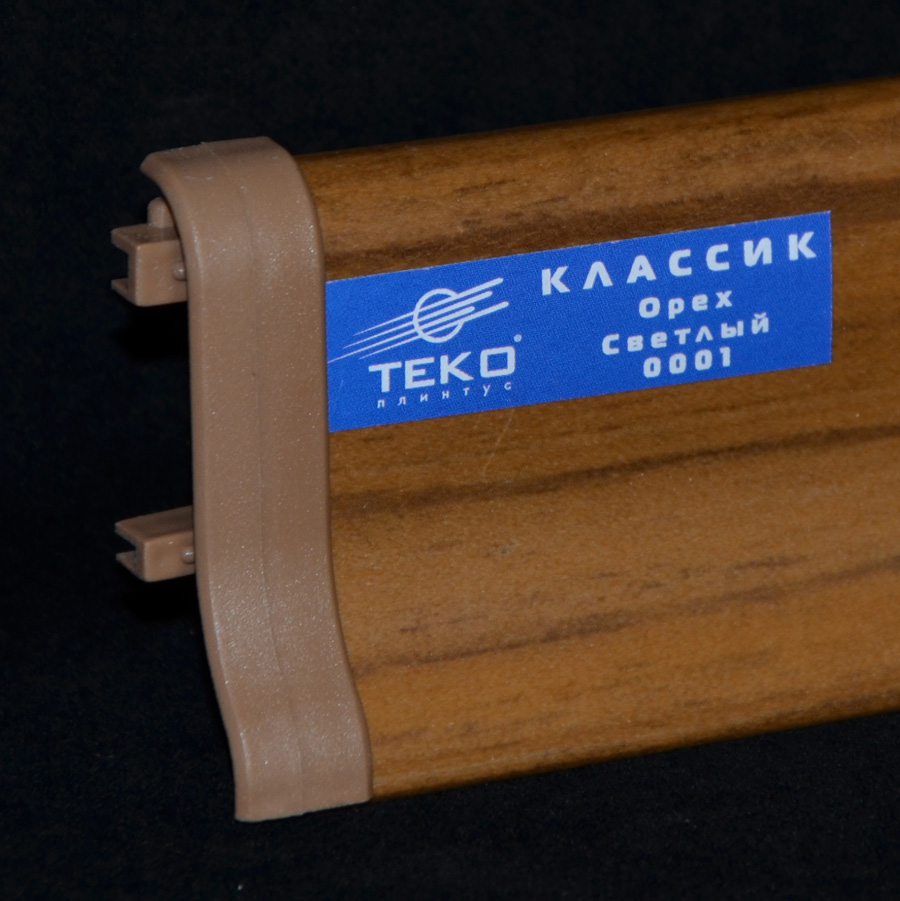 Теко Классик Угол внутренний 0001 Орех светлый