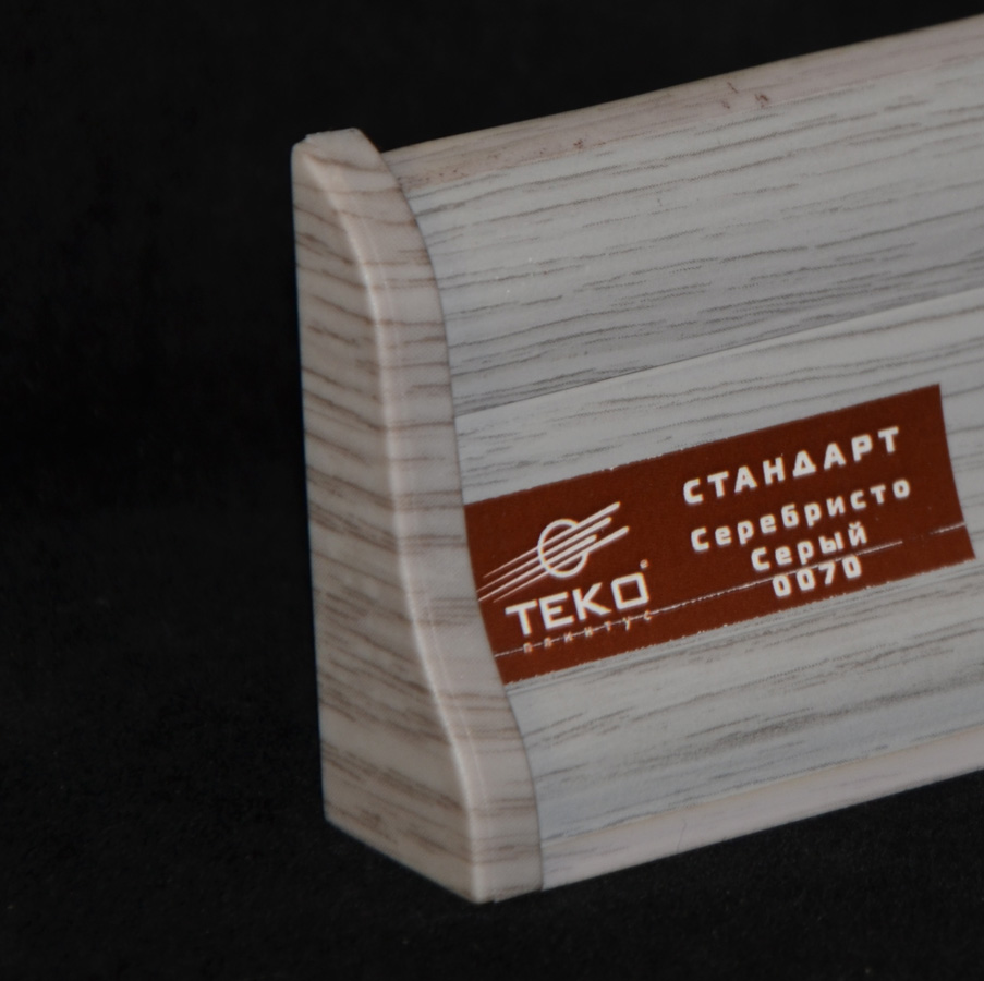 Теко Стандарт Заглушка левая 0070 Серебристо-серый